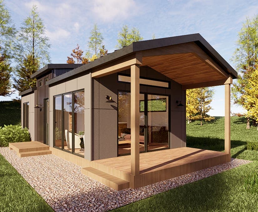 Interior of modular home