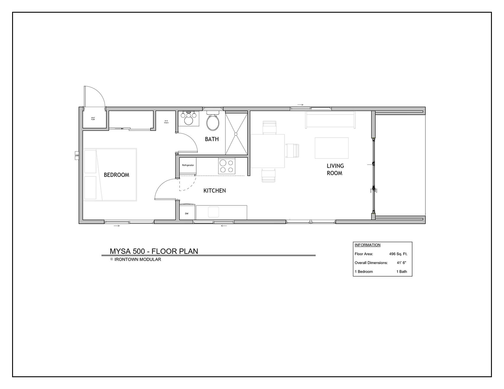 Floor plan for Floor Plan - 1